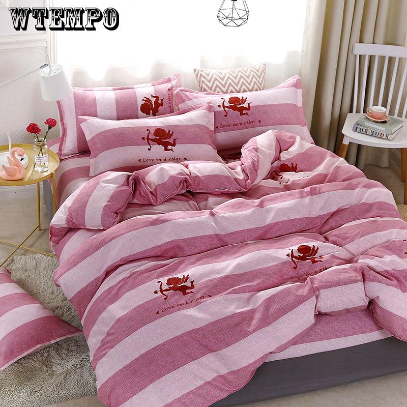 Solid color Easy to use Fleece fabric Bedding Set Duvet cover,Bed sheet set,pillowcase