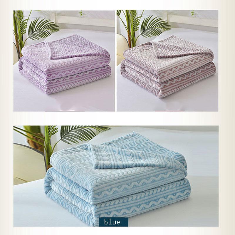 Twin Queen King Size Thicker Blanket Four Seasons Bed Sheets Available on Both Sides  Warm Bed Sheet