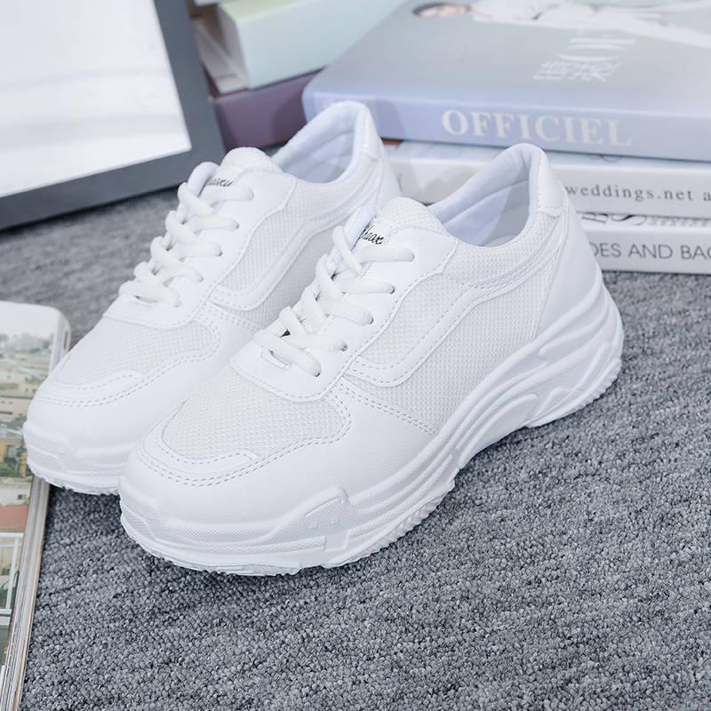 Women Sneakers Women Shoes Fashion Breathable Mesh Casual Shoes Woman Lace-up Sneakers Women Shoes