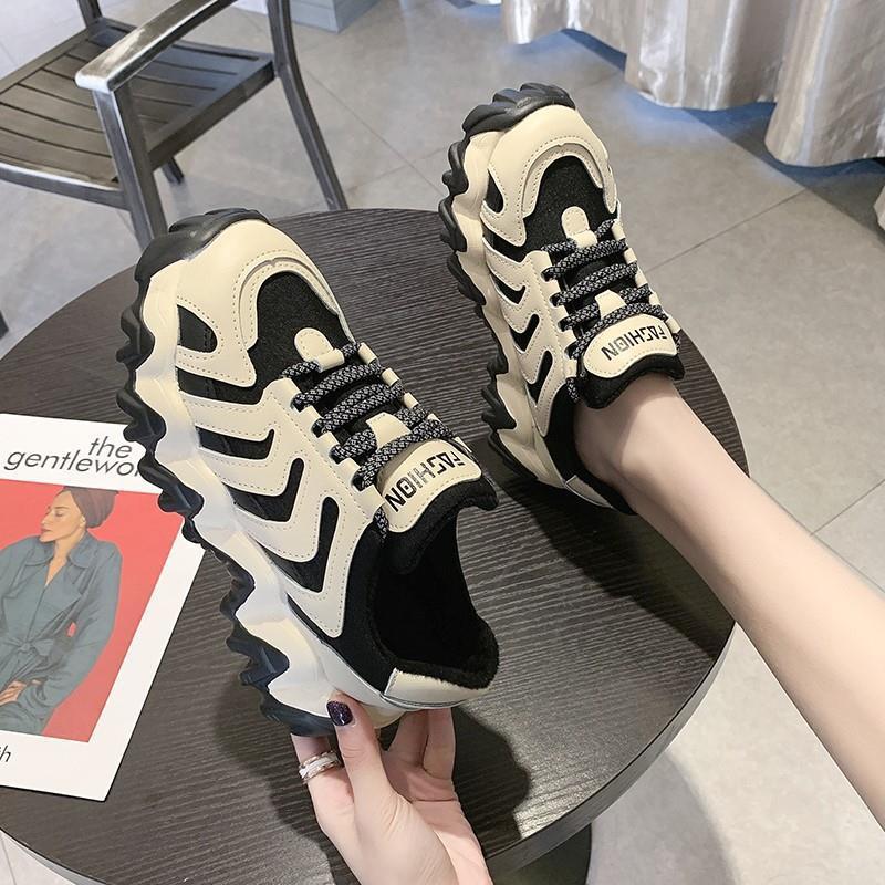 Daddy Shoes Spring Single Shoes Summer Thick-soled Increase All-match Student Sports Casual Women's Shoes