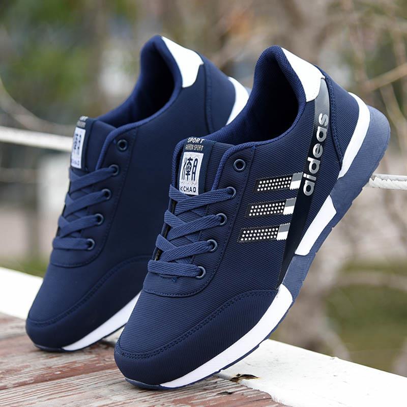 Men's shoes breathable Korean casual shoes sports shoes flying mesh shoes lace casual men's shoes