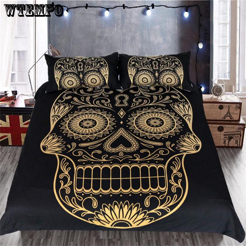 3pcs High Quality Queen/king Size Bedding Set Bat-man Pattern Bed Linings Duvet Cover Bed Cover Beds Pillowcases