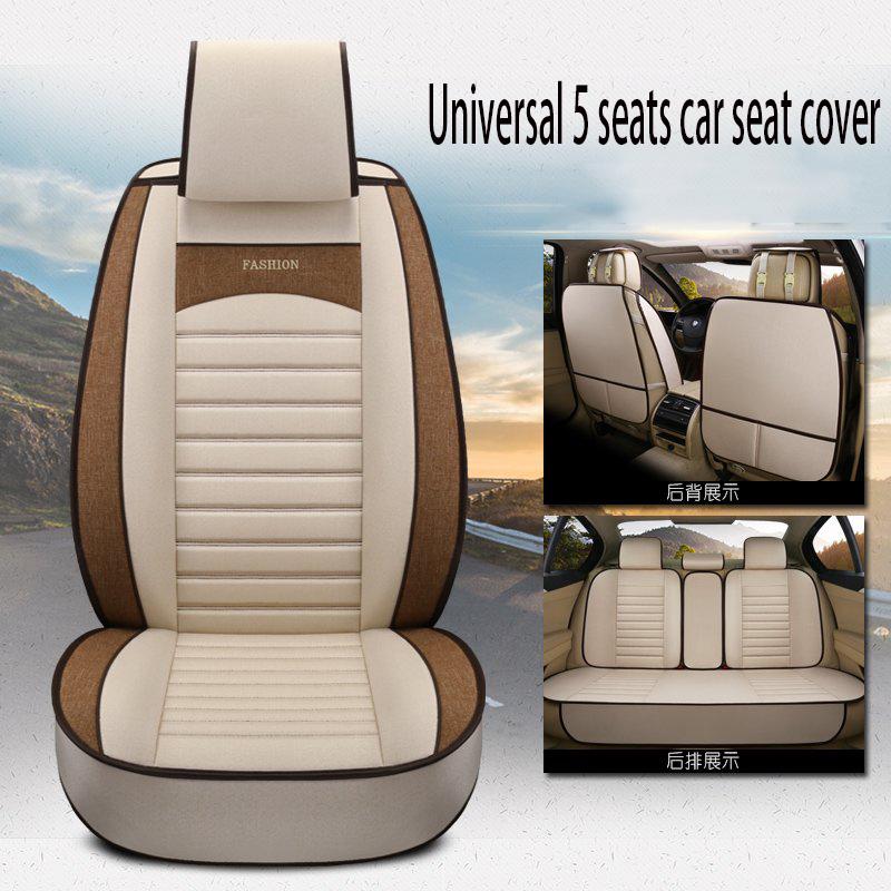 Universal Car seat cover Waterproof Car Seat Cover Universal 5 set Auto Seat Cushion Leather 5 seats