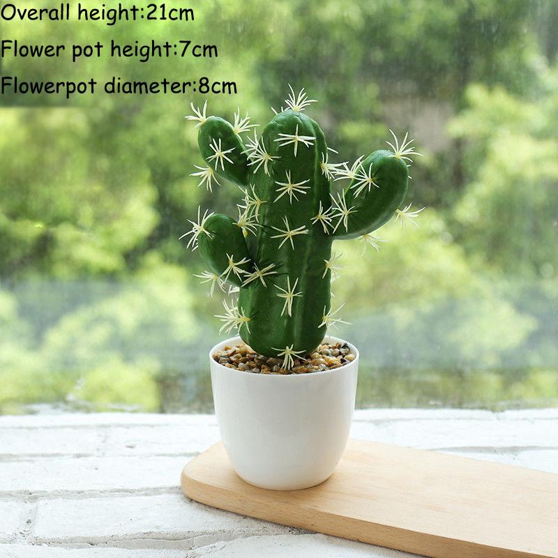 Fake Flower Creative Ornaments Simulation Flower Cactus Bonsai Simulation Succulents Dining Table Living Room Simulation Plant Potted Plants