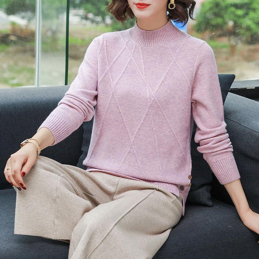 Casual Slim Sweater Pullover Women Long Sleeve Bottoming Sweater Lady Sexy O-Neck Elastic Pullover