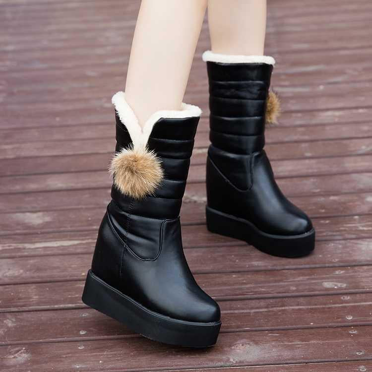 2019 Women Boots Winter Women Ankle Boots Waterproof Warm Women Snow Boots Women Shoes Women