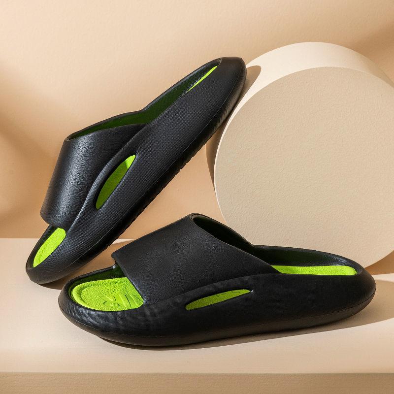 Soft and Lightweight EVA Thick-soled Slippers Women's Summer Wear Home Indoor Non-slip Sandals and Slippers Couples