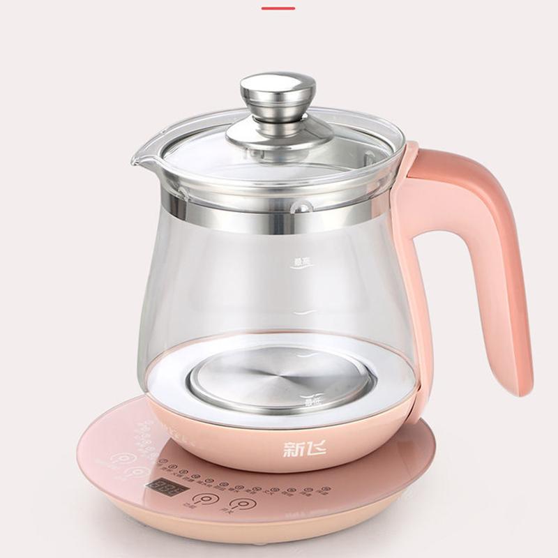 Health Pot High Temperature Resistant Glass Tea Maker Automatic Thickening Flower Teapot Office Small Home