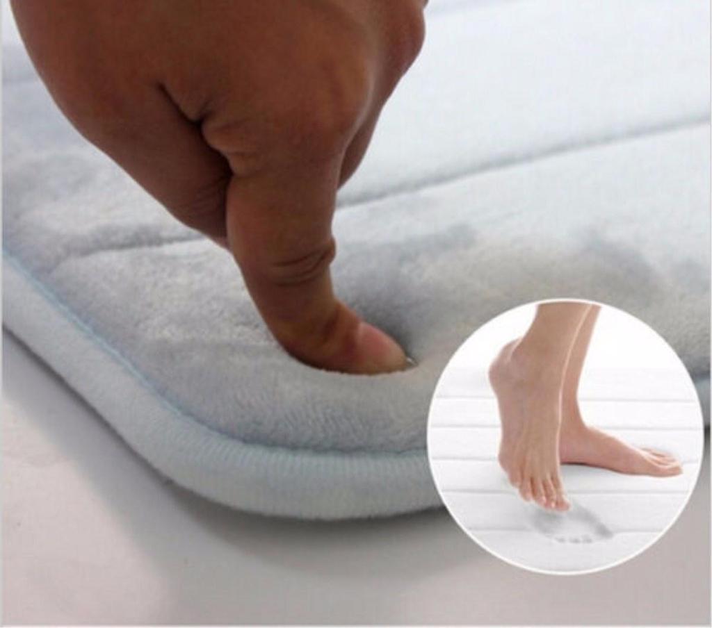 Microfibre Absorbent Slip-resistant Rugs Pad Memory Foam Mat  Bathroom Shower Bath Non-slip Carpet