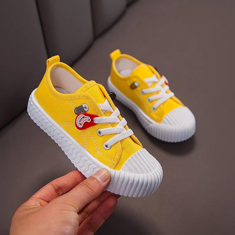 Kids Shoes Children Canvas Shoes Soft-soled Boys Girls Shoes Sports Toddler Shoes Casual Shoes Kids Sneakers