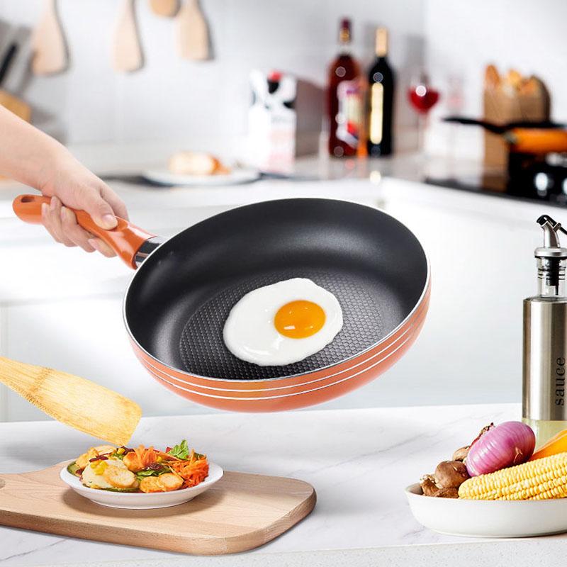 Frying Pan Non-stick Pan Frying Wok Pancake Pan Kitchenware Cookware Non-stick Wok