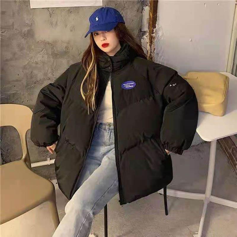 Women's Cotton-padded Jacket Autumn and Winter Models, Bread Clothing, Cotton-padded Jacket, Thick Mid-length Padded Jacket Women