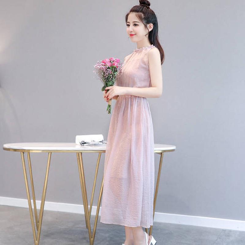 Pink Chiffon High Low Party Dress Summer Women Dresses Strapless Dress Sleeveless  Party Gowns