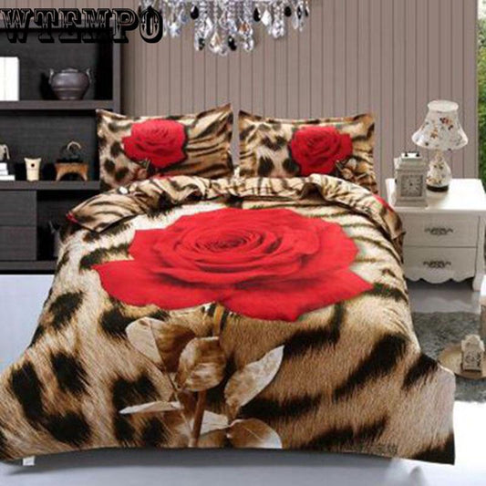 3D Bedding Set Print Cotton Duvet Cover Bedclothes Pillowcase Bed sheet Bed Set Home Textiles