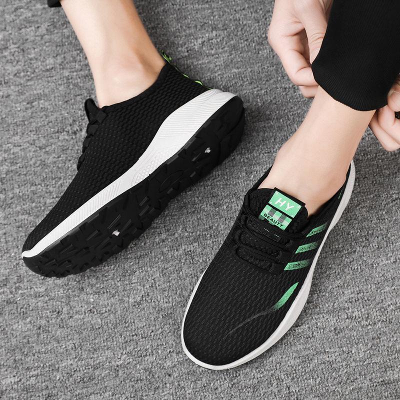 Men Shoes Casual Sports Shoes Light Weight Running Shoes Mesh Breathable Sneakers