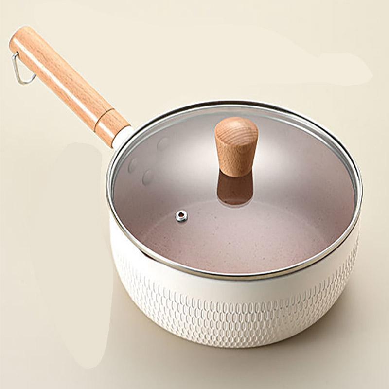 Japanese-style Snow Pan, Small Milk Pot, Non-stick Pot, Noodles, Instant Noodle Pot, Small Boiling Pot, Small Soup Pot, Household Gas Stove