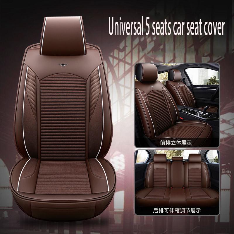 Universal Car seat cover Waterproof Car Seat Cover Universal 5 set Auto Seat Cushion Leather 5 seats