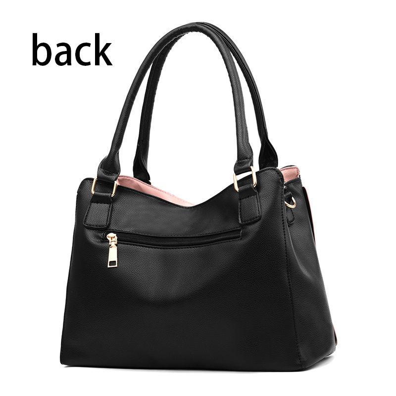 Big capacity European and American style Shoulder Handbag Trendy wild Woman bag Patent leather bag