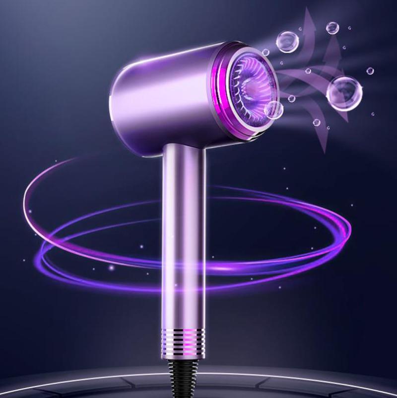 800W Portable Hair Dryer Set Blu-ray Protection Hot/cold Hair Dryer Mute Hair Care Tools for Home School