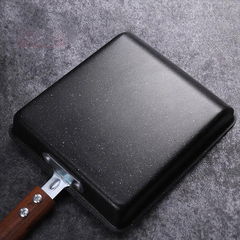 Japanese Style Tamagoyaki Square Pan Non-stick Thick Egg Burnt Household Omelet Breakfast Pan Maifan Stone Small Frying Pan