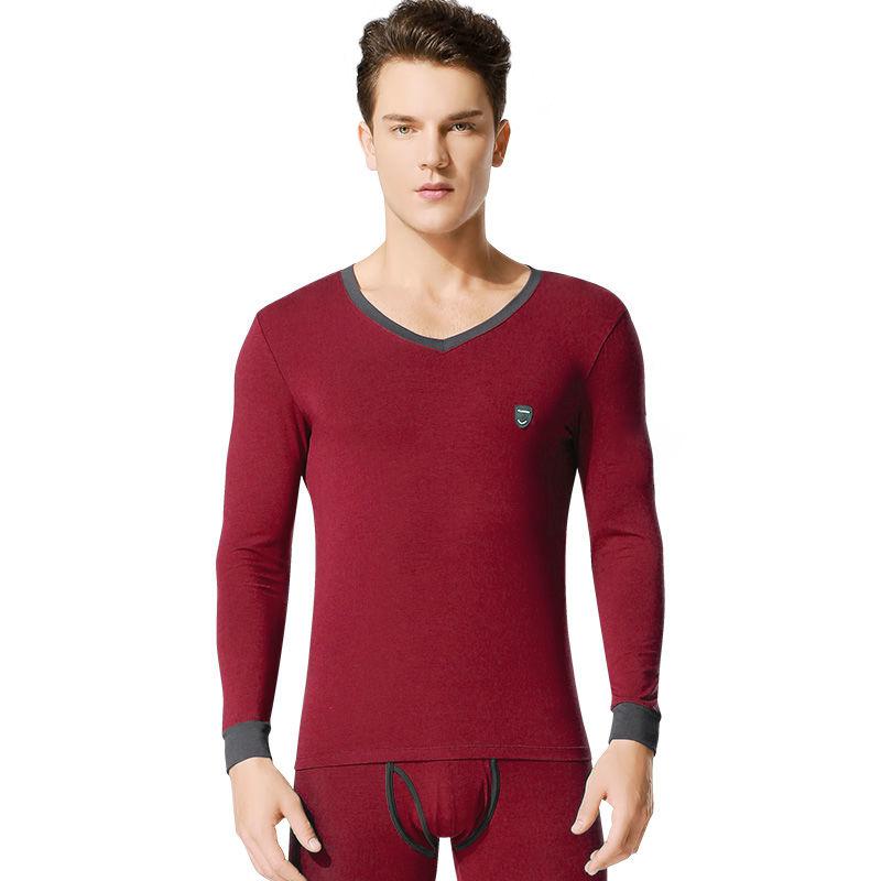 Men Winter Thermal Underwear Male Autumn Clothes Tight Suit Thicken Windproof Sport Long Sleeve High Elasticity Slim Tracksuit Wearable Versatile Warm