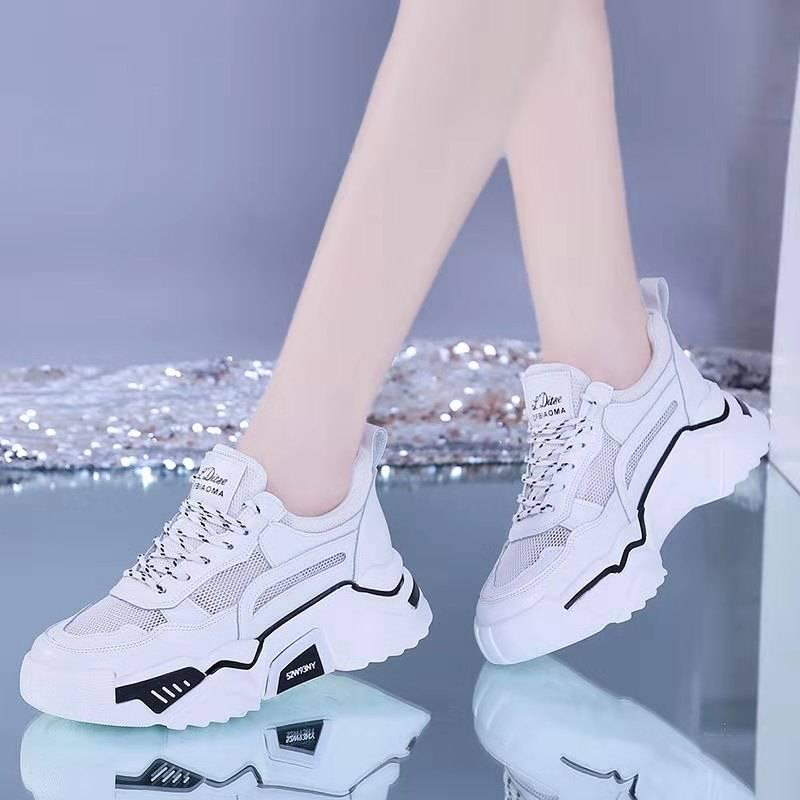 Women's Sneakers Women Casual Platform Shoes Canvas Female Trainers Dad Shoes High Top Sneakers