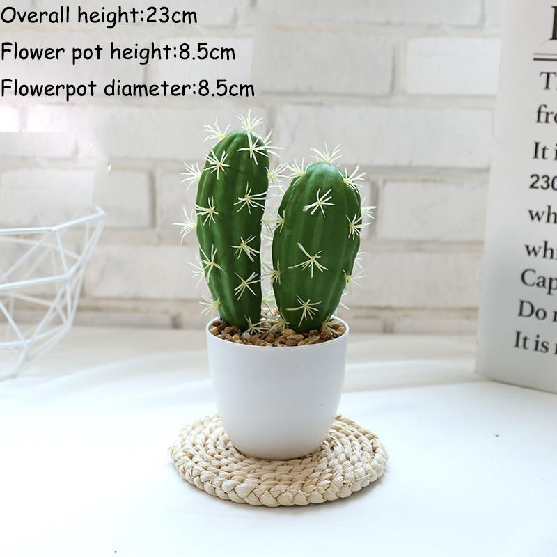 Fake Flower Creative Ornaments Simulation Flower Cactus Bonsai Simulation Succulents Dining Table Living Room Simulation Plant Potted Plants