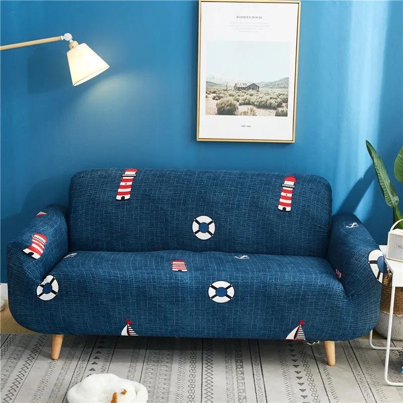 1/2/3/4 Seater Elastic Sofa Cover for Living Room Bedroom Home Decor Stretch Sofa Slip Cover Anti Slip Simple Casual Universal Sofa Cushion Slipcovers