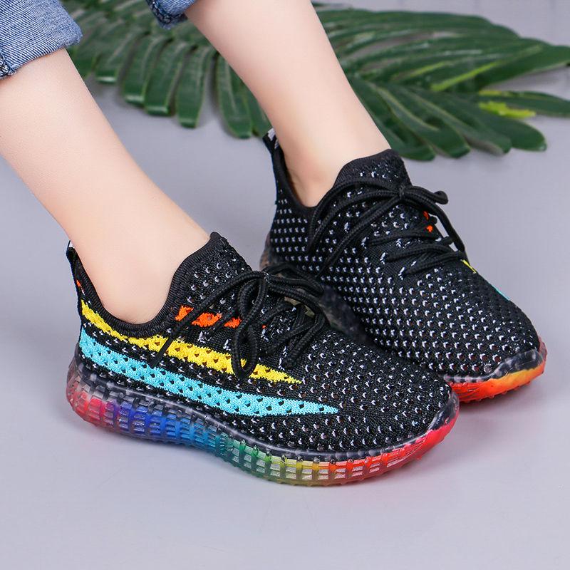 Children's Sports Shoes Boys Mesh Breathable Girls Shoes Coconut Baby Shoes Soft Sole Shoes