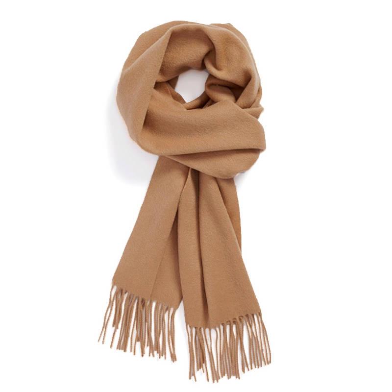 Women Cashmere Thick Unisex Solid Scarf Pashmina Shawl Wrap Female Hijab Stoles Tassel Scarves