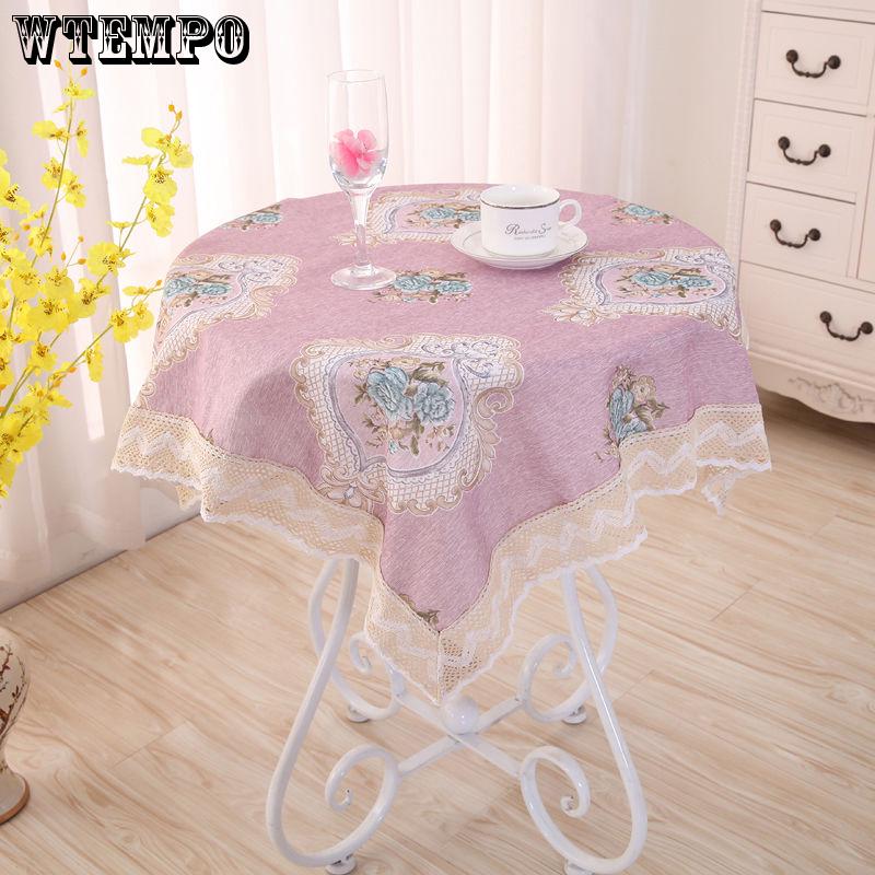 WTEMPO Tablecloth Waterproof and Oil-proof Fabric Cotton and Linen Tablecloth Coffee Table Cloth