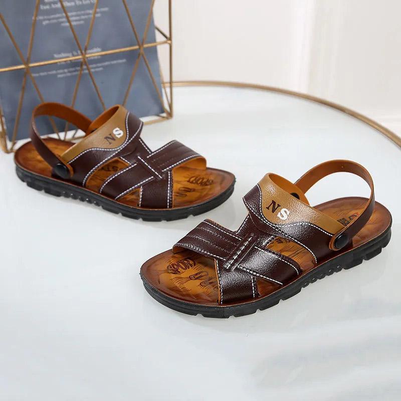 Beach Sandals Summer Dual-use Sandals and Slippers Men's Beach Shoes Korean Version Breathable Sandals Waterproof Sandals and Slippers