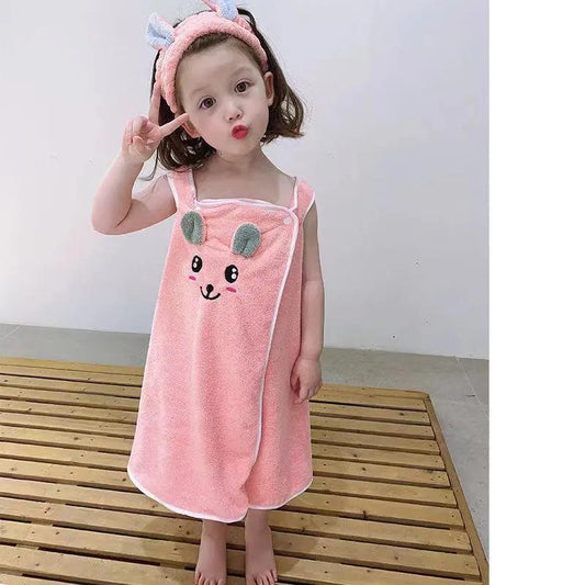 Bath Towels for Children Household Wearable Bathrobes Women Microfiber Soft And Skin-Friendly Absorbent Bath Towels Home Textiles Bathroom Sauna Towel