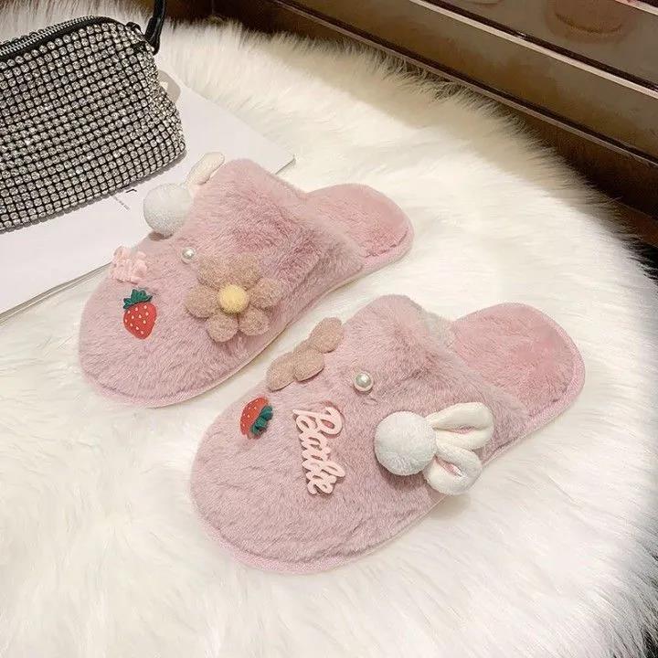 Cotton Slippers Spring and Autumn Winter Slippers Home Indoor Home Cotton Slippers Super Thick Slippers Home Indoor Winter