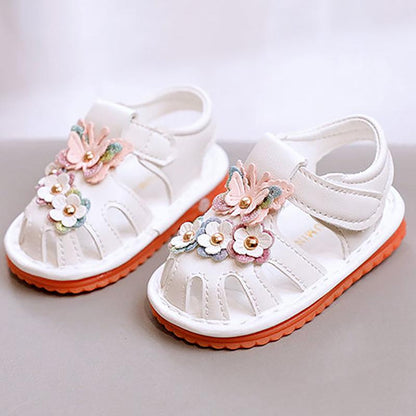 Summer Baby Sandals Female One-year-old Baby Soft-soled Baby Shoes Non-slip Baotou Princess Called Shoes 1-2 Years Old