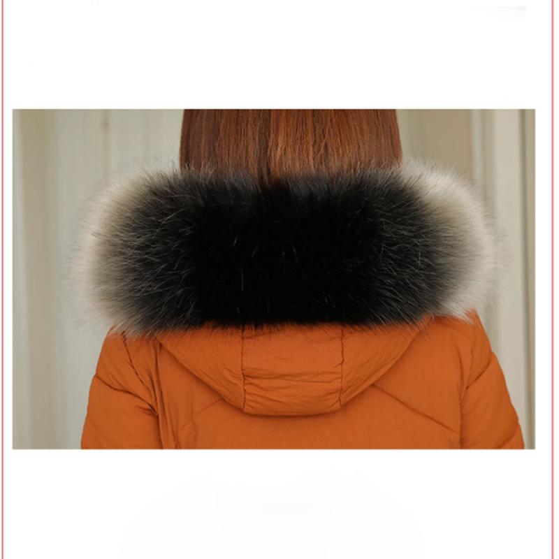 Women's Solid Color Down Jacket Mid-length Korean Loose Thick Coat Warm Cotton Coat Big Fur Collar Winter Clothes Quilted Coat