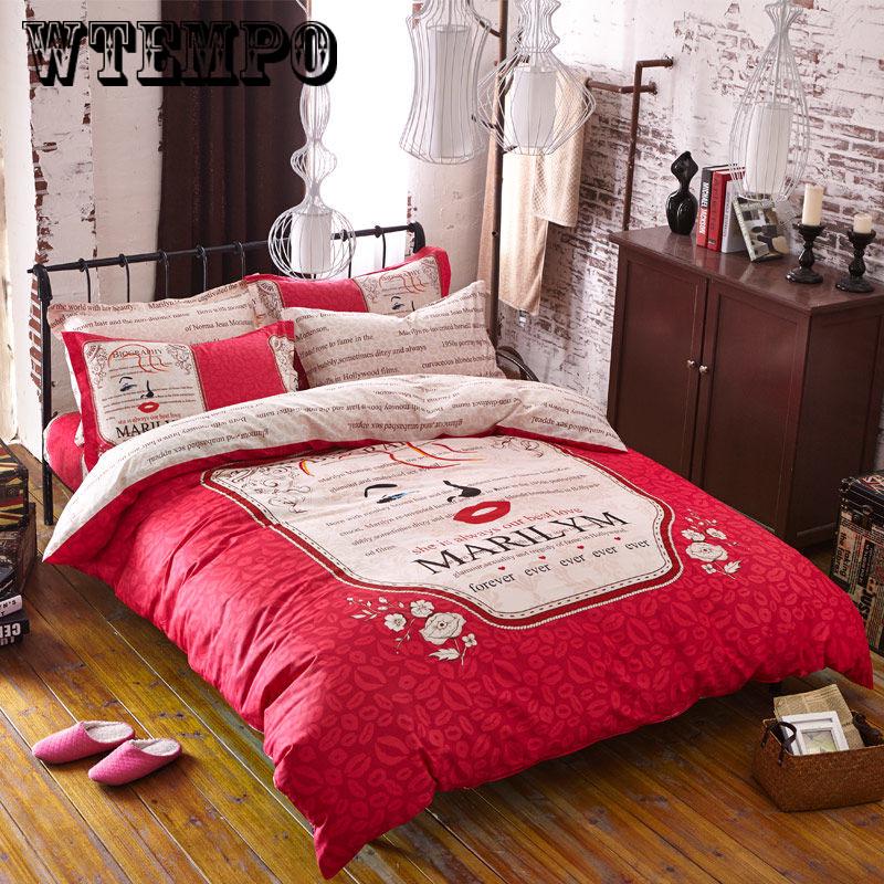 Bedding Set Simple Style Family Children's Room Duvet Cover Sets Bed Sheet Set Pillowcase