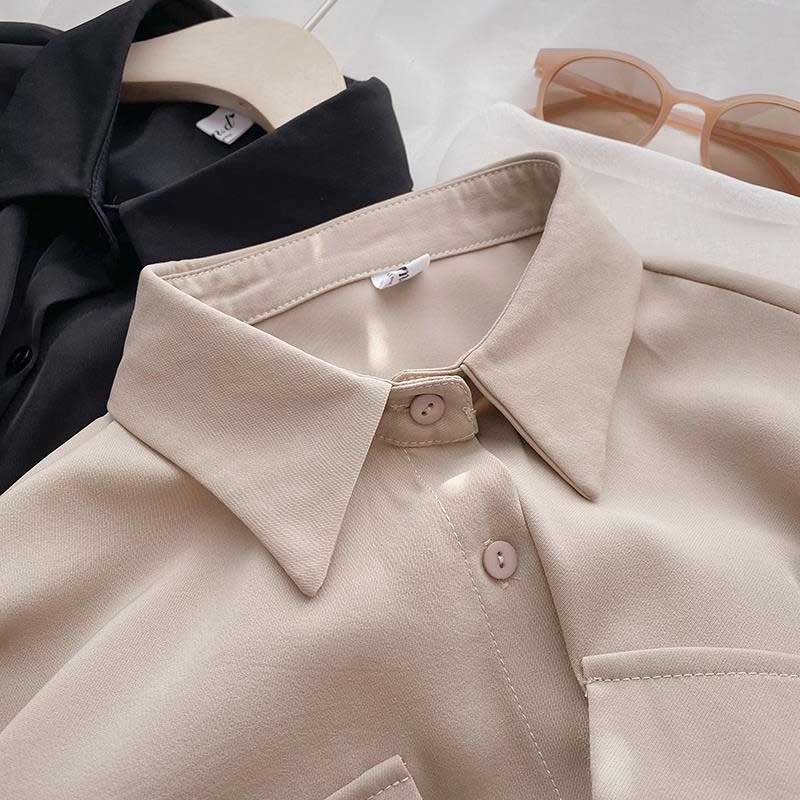 Summer Top Female Women Tunic Shirts Women's Shirt Blouses Tops Long Sleeve Chic Woman Blouse