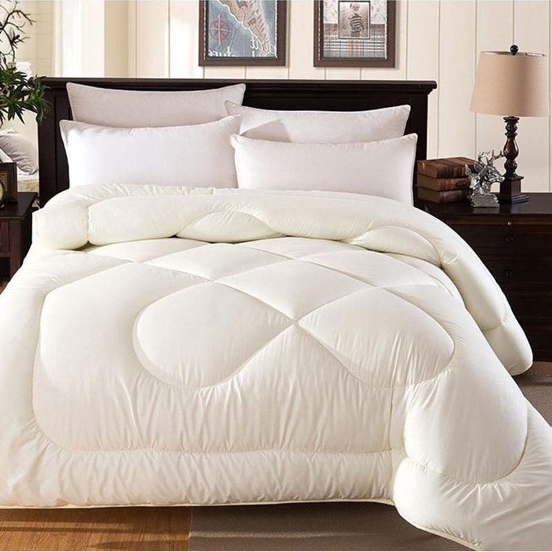 100% Authentic Thick Warmth Silk Quilt Double Spring and Autumn Mulberry Silk Quilt Winter Bedding