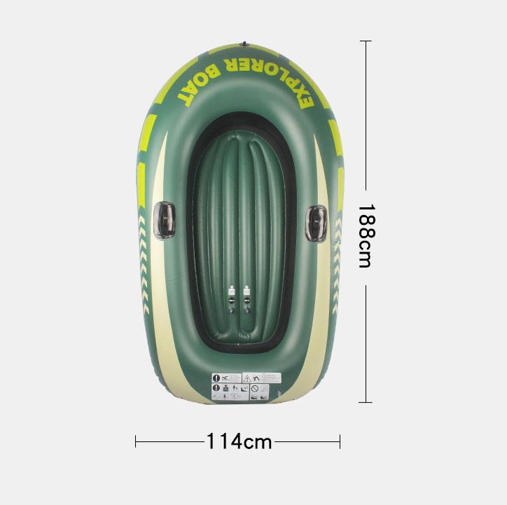 Inflatable Boat Thickened Fishing Boat Double Electric Kayak Inflatable Boat Wooden Boat 1/2 Person Rafting Boat Assault Boat