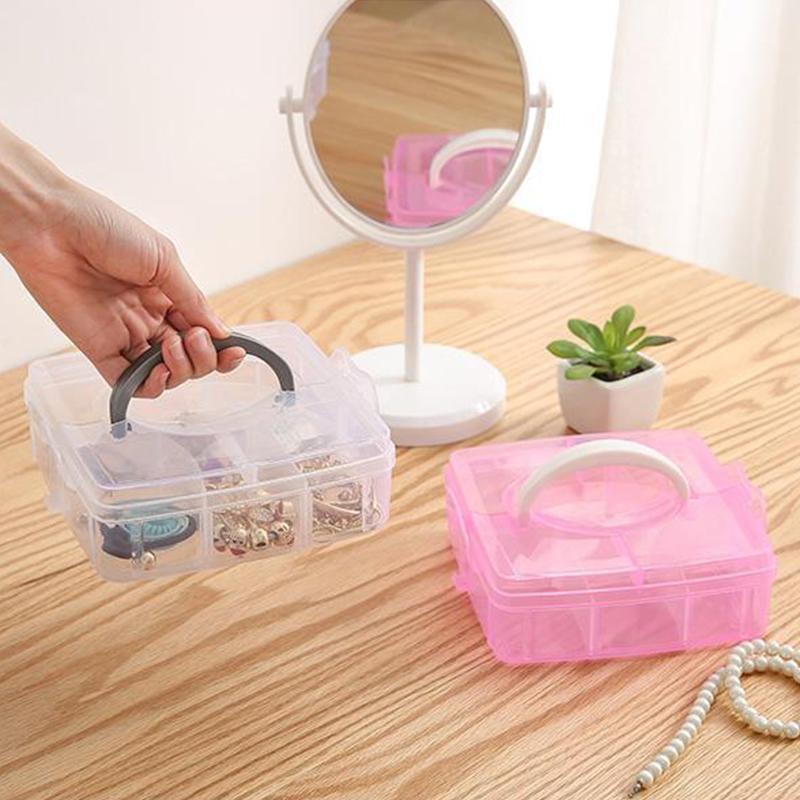 Jewelry Storage Box Large Capacity Sorting Box Necklace Ring Earring Earrings Storage Box Jewelry Box Decoration Box