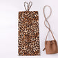 Leopard Print Slash Neck Sleeveless Tube Slip Mini Dress Women Party Club Bodycon Outfits Streetwear