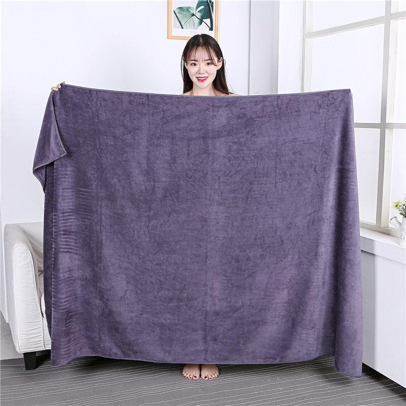 Bath Towels Pure Cotton Adult Absorbent Non-linting Household Large Towels Thickened and Enlarged Fabrics for Men and Women Soft and Absorbent