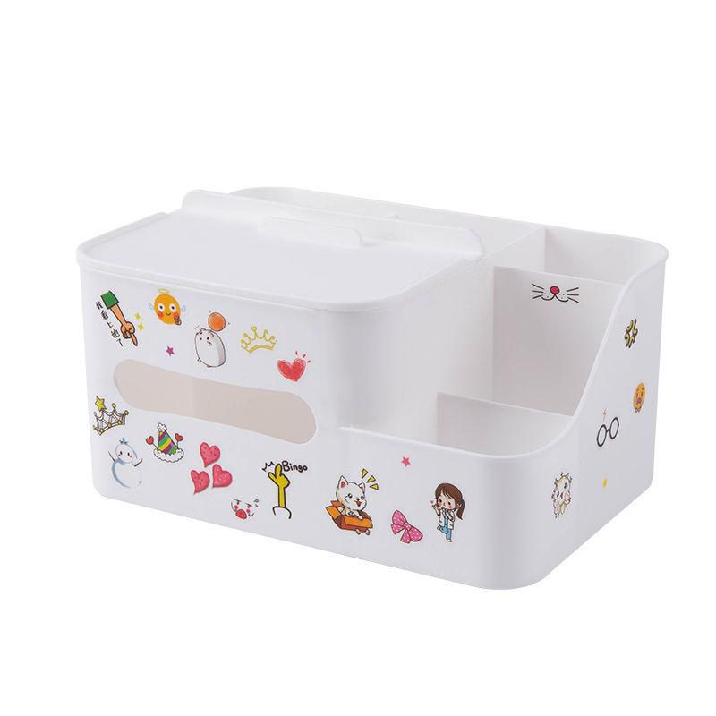 Tissue Box Paper Box Remote Control Storage Box Home Living Room Coffee Table Desktop Nordic Minimalist Creative Multi-function Box