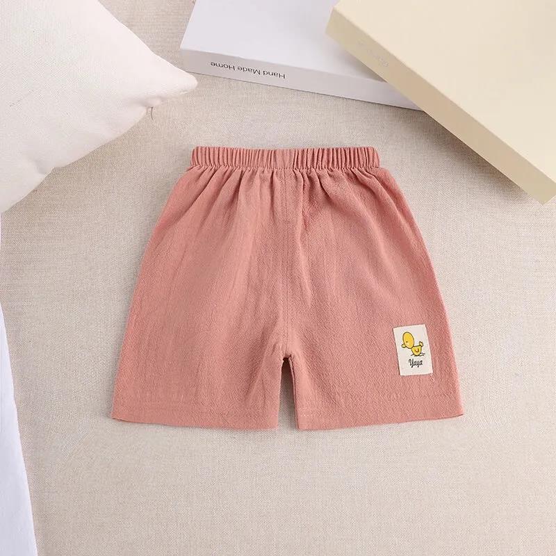 Children's Pants Summer Boys and Girls Wear Korean Sports Shorts Beach Pants Pajamas and Leggings Pants