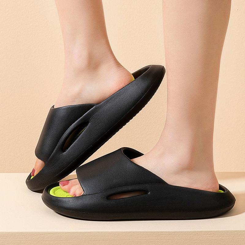 Soft and Lightweight EVA Thick-soled Slippers Women's Summer Wear Home Indoor Non-slip Sandals and Slippers Couples