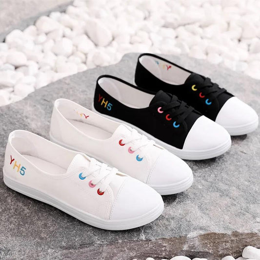 Canvas Shoes Women's Shoes Korean Version of The Spring and Summer Student Small White Board Shoes Thin Trend Women's Shoes