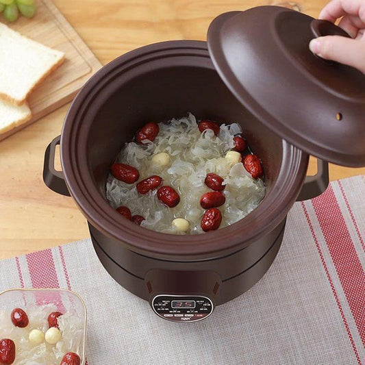 Purple Casserole Electric Cooker Ceramic Automatic Stew Pot Soup Pot Automatic Porridge Pot Dormitory Pot Student Pot