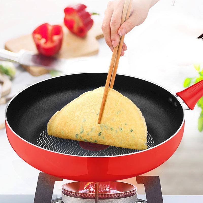 Frying Pan Wok Non-stick Pot Less Oil Pan Cooking Pancakes Kitchenware Pot Home Dinner