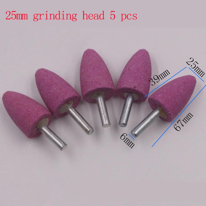 19 Style 5/10 Pcs 6mm Emery Grinding Head Set Grinding Wheel Grinding Head Mini Electric Grinding Grinding Head